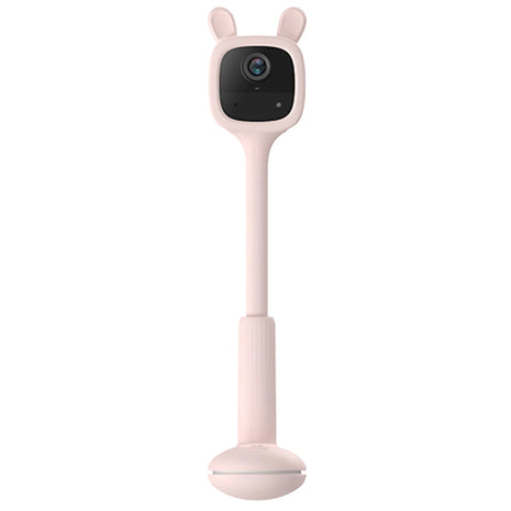 EZVIZ BM1 2MP Wireless Baby Monitor Zoom Camera with Crying Detection, Out of Crib Alerts, Two Way Talk, PIR Motion and Smart Human Detection - Peach Bunny, Battery-Powered Baby Monitor