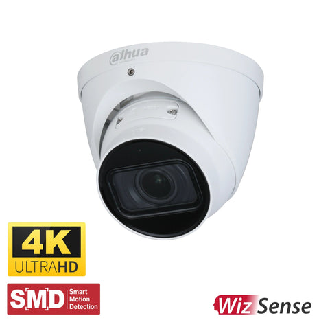 Dahua 8MP 4K Starlight IP Turret Motorised Network Camera 2.7-13.5mm DH-IPC-HDW3841TP-ZAS-27135 - CCTV Guru