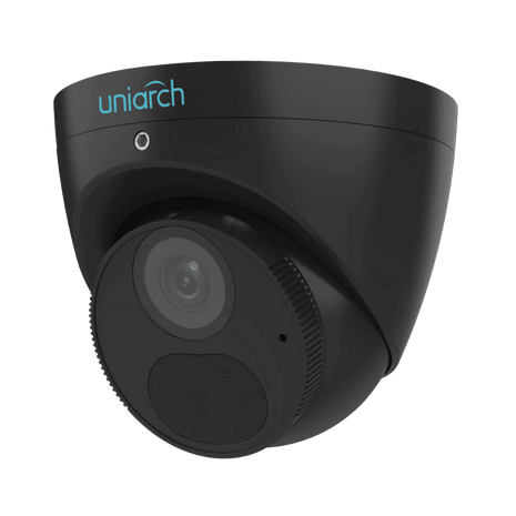 Uniarch 6MP HD Fixed Turret Network Camera Black - CCTV Guru
