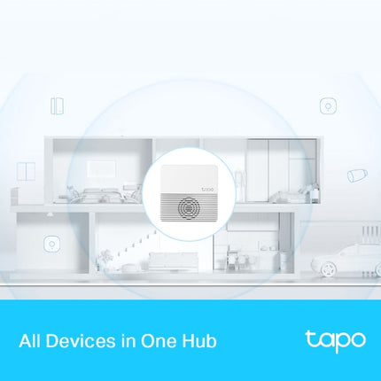 TP-Link Tapo Smart Hub Tapo H200, Works with Tapo C420, Tapo C400, Tapo D230, and more. Up to 64+4 Devices