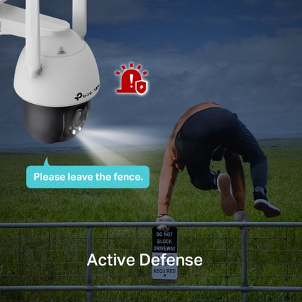 TP-Link VIGI C540-4G | 4MP Full-Colour 4G Pan-Tilt Camera | Remote Surveillance