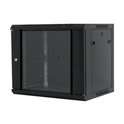 19-inch wall mounted network cabinet front view