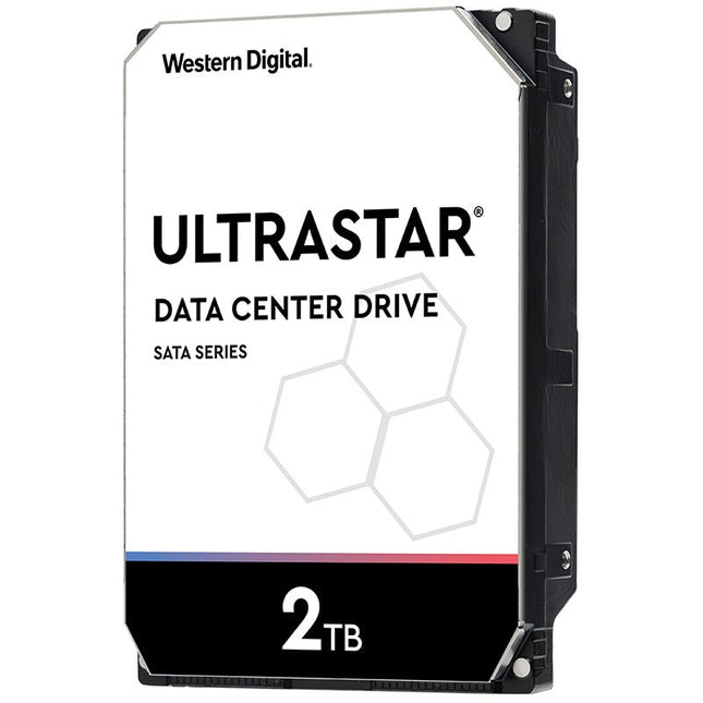 Western Digital WD Ultrastar 2TB 3.5' Enterprise HDD SATA 128MB 7200RPM 512N SE DC HA210 24x7 600MB Buffer 2mil hrs MTBF 5yrs wty HUS722T2TALA604 - CCTV Guru