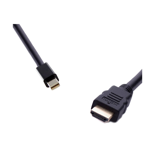 8ware 1.8-meter Mini DisplayPort DP to HDMI adapter cable male to male for PC and laptop displays.