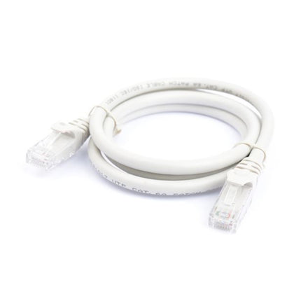 8ware 1-meter grey CAT6 UTP 26AWG network patch lead with molded RJ45 connectors.