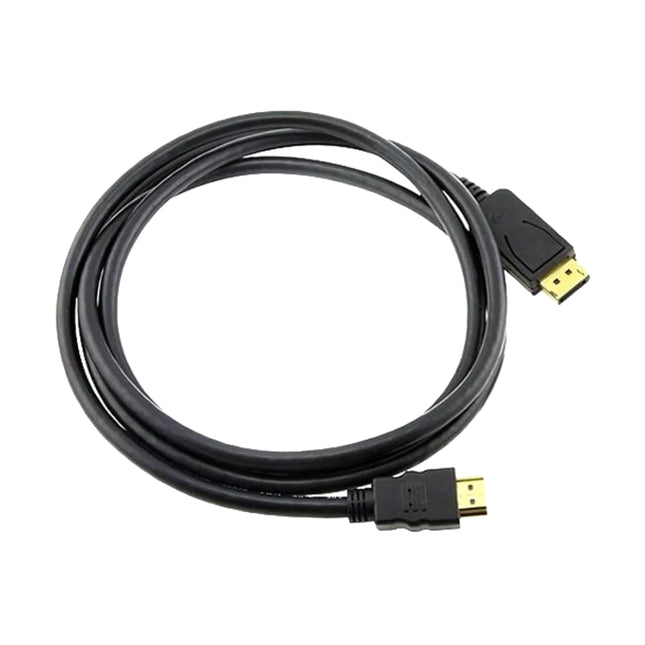8ware 2-meter DisplayPort DP to HDMI adapter cable 20-pin male to 19-pin male gold-plated.