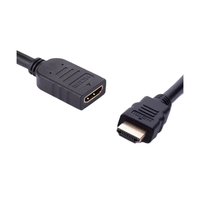 8ware 2-meter High Speed HDMI extension cable male to female pass-through adapter.