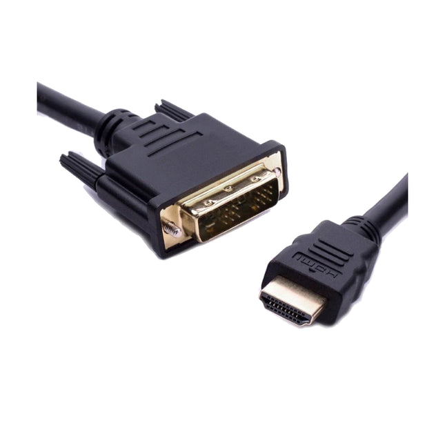 8ware 2-meter HDMI to DVI-D adapter converter cable male to male for PC monitor and TV display.