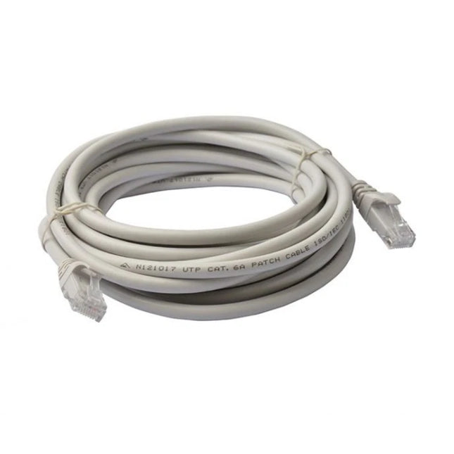 8ware 40-meter grey CAT6A UTP unshielded network patch lead with snagless RJ45 connectors.
