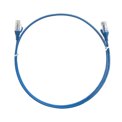 8ware 20-meter blue ultra-thin slim CAT6 network patch cable with snagless RJ45 connectors.