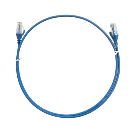 8ware 30-meter blue ultra-thin slim CAT6 network patch cable with snagless RJ45 connectors.