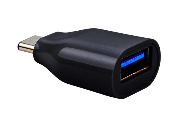 8Ware GC-3001UEAC USB-C to USB-A female 5Gbps adapter — product cutout