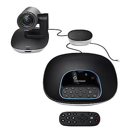 Logitech GROUP: Motorized pan/tilt, 10x Zoom, 90view Camera, Remote, Speakerphone - CCTV Guru