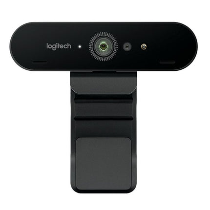 Logitech 960 - 001105 Brio 4K Ultra HHD Webcam with RightLightT 3 with HDR (Brown Box Packaging) - CCTV Guru
