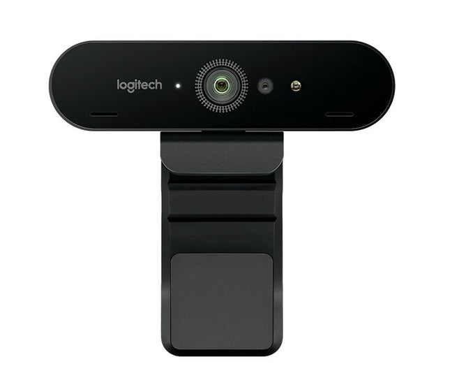 Logitech 960 - 001105 Brio 4K Ultra HHD Webcam with RightLightT 3 with HDR (Brown Box Packaging) - CCTV Guru