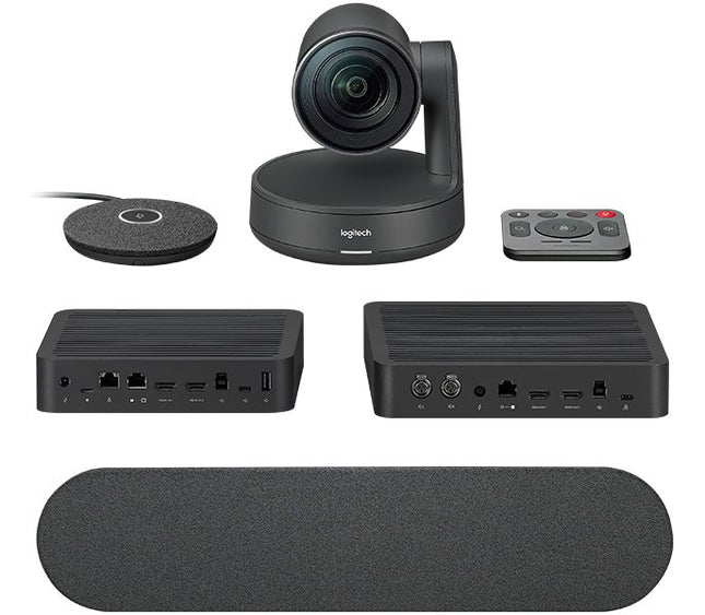 Logitech Rally Ultra - HD ConferenceCam System, includes Rally Camera, 1x Mic, 1x Speaker, Display Hub & Rally Hub - CCTV Guru