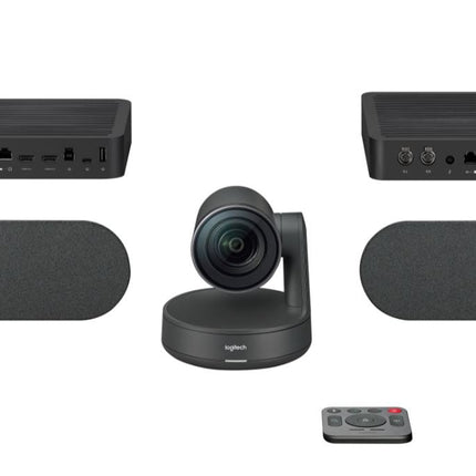 Logitech Rally Plus Ultra - HD ConferenceCam Kit, Includes Rally Camera, 2x Mic, 2x Speaker, Display Hub & Mic Hub - 960 - 001274 - CCTV Guru