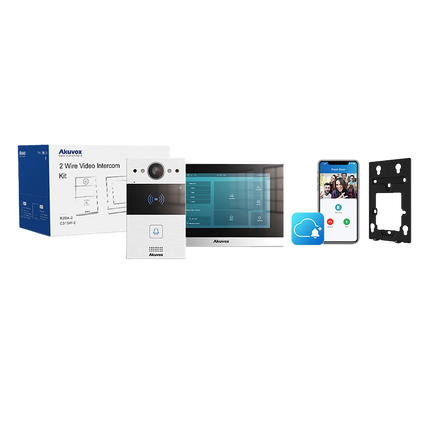 Akuvox 2-Wire Intercom Kit R20A-2/C313W-2