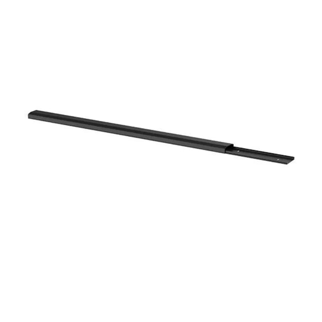 Brateck black PVC plastic cable cover, 750mm long surface mount cord concealer channel for home theater and office wall wiring.