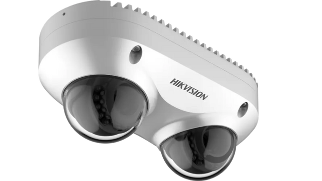 Hikvision Dual-Directional PanoVu Camera DS-2CD6D82G0-IHS-2.8, 2 x 8MP Dual Lens, IP67, IK10, 2.8mm