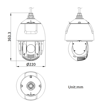 25× optical zoom capability on Hikvision DS‑2DE7A425IW‑AEB