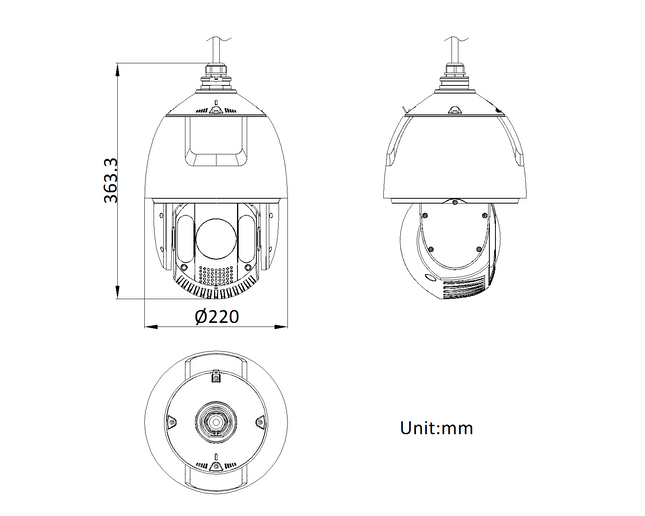 25× optical zoom capability on Hikvision DS‑2DE7A425IW‑AEB