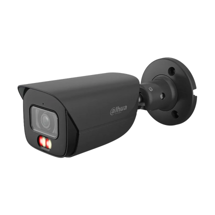 Dahua 2 x 8MP Smart Dual-Light bullet CCTV kit in black with 4/8-channel PoE AI NVR