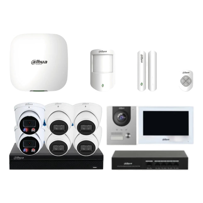 Dahua AIS Bundle: Security System comes with Alarm, Video Intercoms & CCTV Kit
