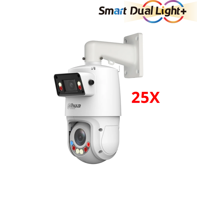 Dahua SDT4E425-4F-GB-A-PV1 X-Spans 4MP+4MP 25x TiOC WizSense Network PTZ Camera