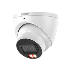 Dahua 8MP 4K Smart Dual-Light Turret Camera with AcuPick AI, IR Night Vision, Built-in Mic, IP67, PoE