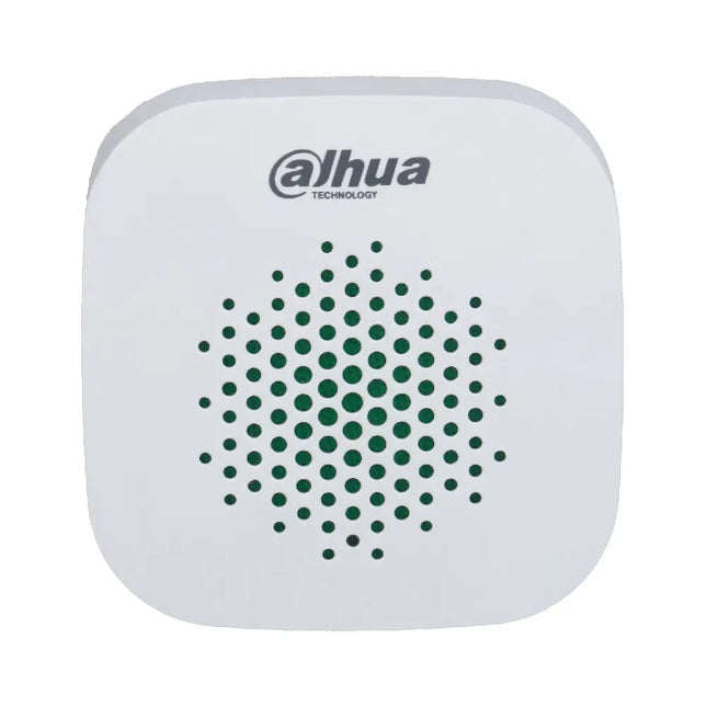 Dahua DHI-ARA12-W2 AirShield wireless indoor alarm siren with 105dB sound output and long 3-year battery life.