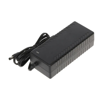 Genuine black Dahua DH-48V 48V 1.5A DC power supply adapter block for PoE network video recorders.