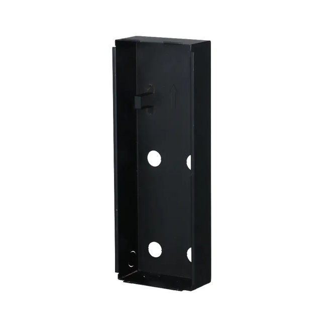 Dahua DH-AC-VTM121 black SPCC steel flush-mount back box kit for 8-inch face recognition apartment intercoms.
