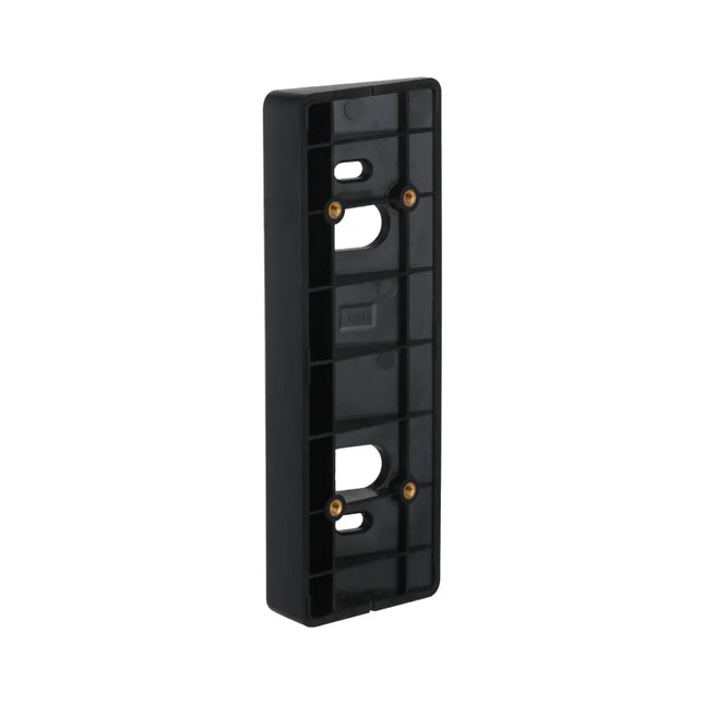 Black Dahua DH-AC-VTM22A horizontally inclined surface mount wedge bracket offering a 15-degree angle adjustment for VTO1000J and KTA02 door stations.