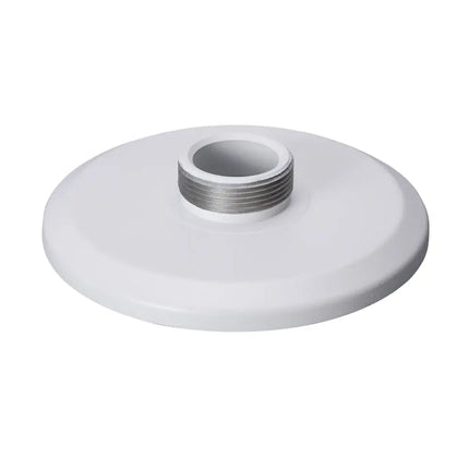 Dahua PFA101 white aluminum mount adapter for dome and PTZ security cameras.