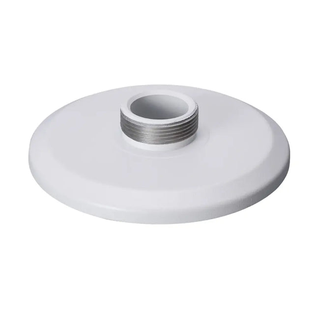 Dahua PFA101 white aluminum mount adapter for dome and PTZ security cameras.