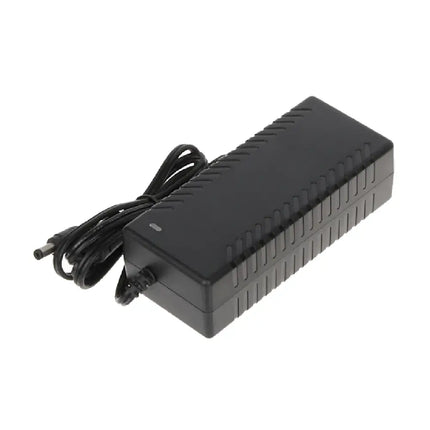 Unbranded black 12V 5A DC power supply adapter for CCTV surveillance cameras, intercoms, and access control devices.