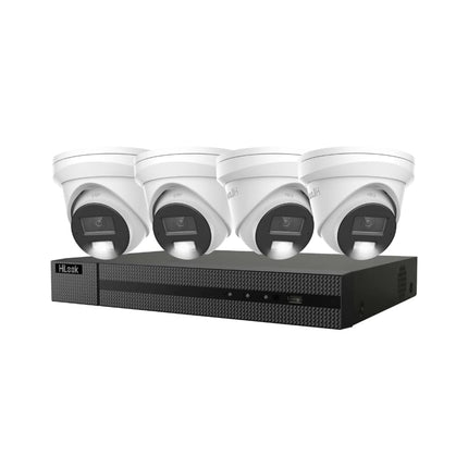 HiLook CCTV Kit: 4 x 6MP Hybrid Security Cameras with 8-Channel NVR recorder