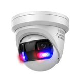HiLook 8MP 180° Panoramic Turret – Smart Hybrid Light – Active Deterrence – Two-Way Audio – IPC-T289PH-MU/SL