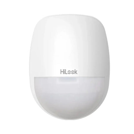 HiLook by Hikvision HA-ALARM-PIR1 indoor wired PIR motion sensor featuring 18m range and 10kg pet immunity.