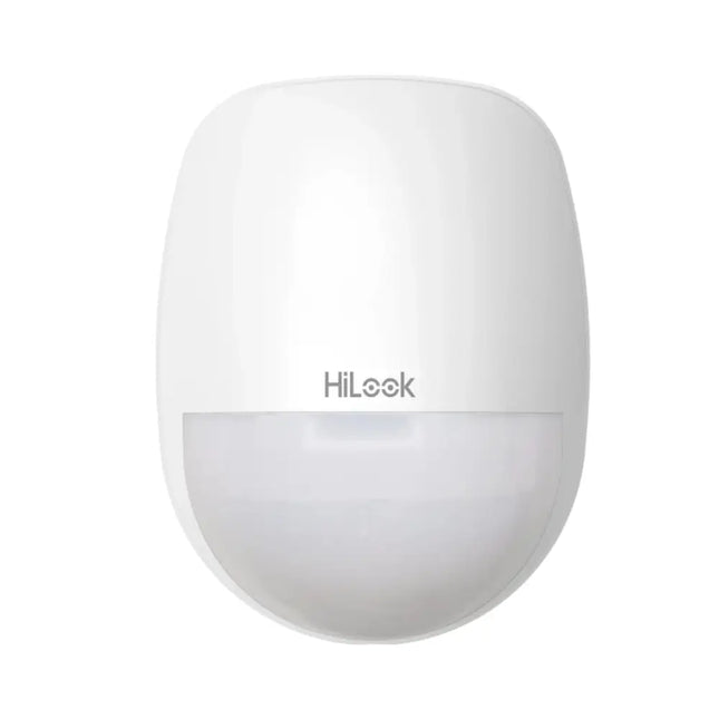 HiLook by Hikvision HA-ALARM-PIR1 indoor wired PIR motion sensor featuring 18m range and 10kg pet immunity.