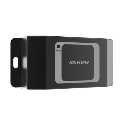 Hikvision security device packaging on a white background