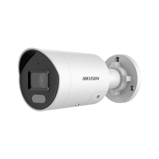 Hikvision ColorVu Acusense 4MP 2.8mm DS-2CD2047G2-LU/SL Live-Guard Gen 2 Outdoor Mini Bullet Camera with Mic 30m White LED