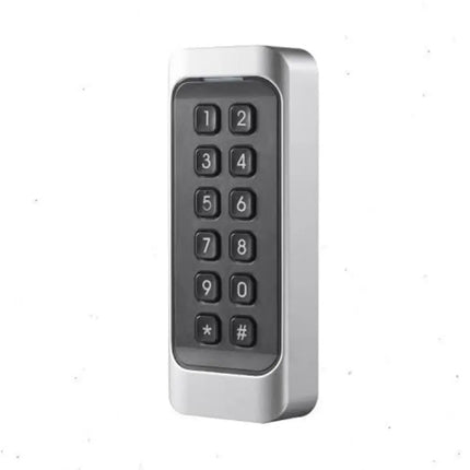Hikvision DS-K1107AMK wall-mounted Mifare access control card reader and 12-key numeric keypad in black