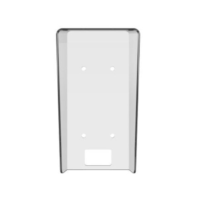Hikvision DS-KABV6113-RS black protective surface-mount rain shield designed for single-button villa video intercom door stations.