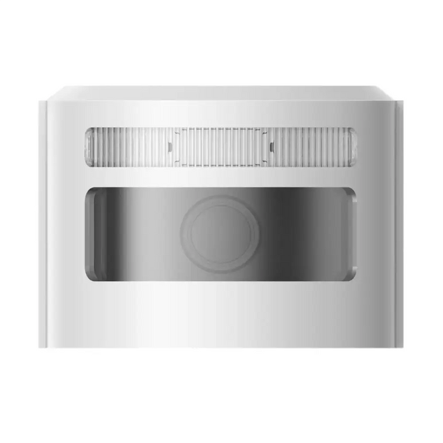 Hikvision AX PRO weather-resistant IP66 camera module for wireless outdoor Tri-Tech detectors, featuring a 2.0mm wide-angle lens, 15m infrared (IR) night vision, and 3D digital noise reduction for alarm video verification.