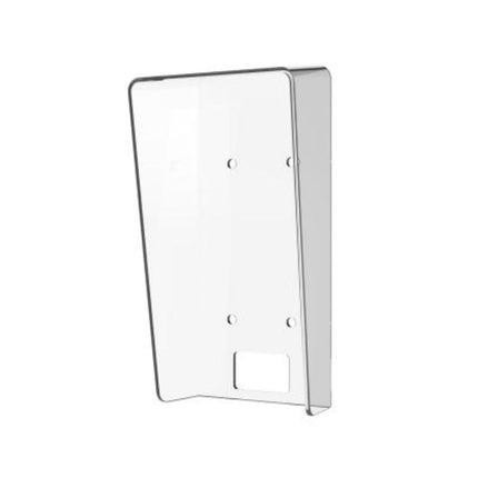 Front angle view of the Hikvision DS-KABV6113-RS outdoor weatherproof intercom visor for surface installations.