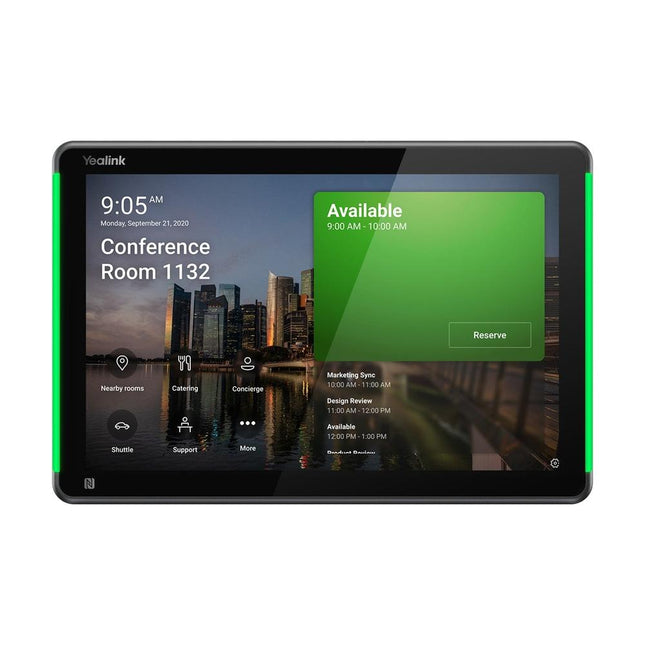 Yealink RoomPanel Plus E2 10.1-inch Room Scheduling Panel