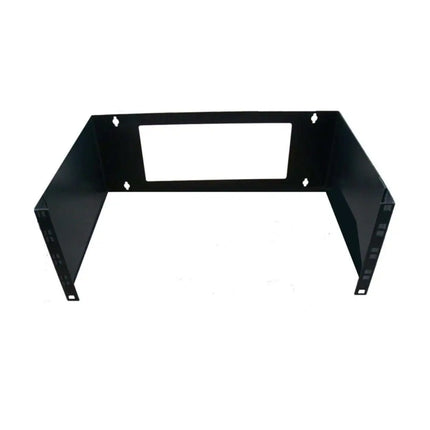 LDR 6U open frame wall mount network rack frame measuring 500mm by 300mm in a durable black metal construction.