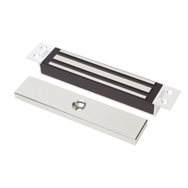 LOX EM3500FM flush mount monitored magnetic lock for recessed door installation